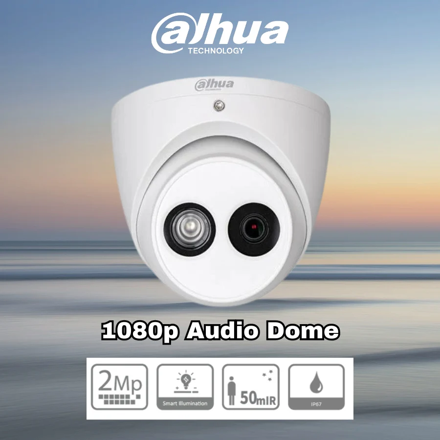 Dahua 2MP HDCVI Audio Dome 2.8mm Lens 50m IR - Image 2