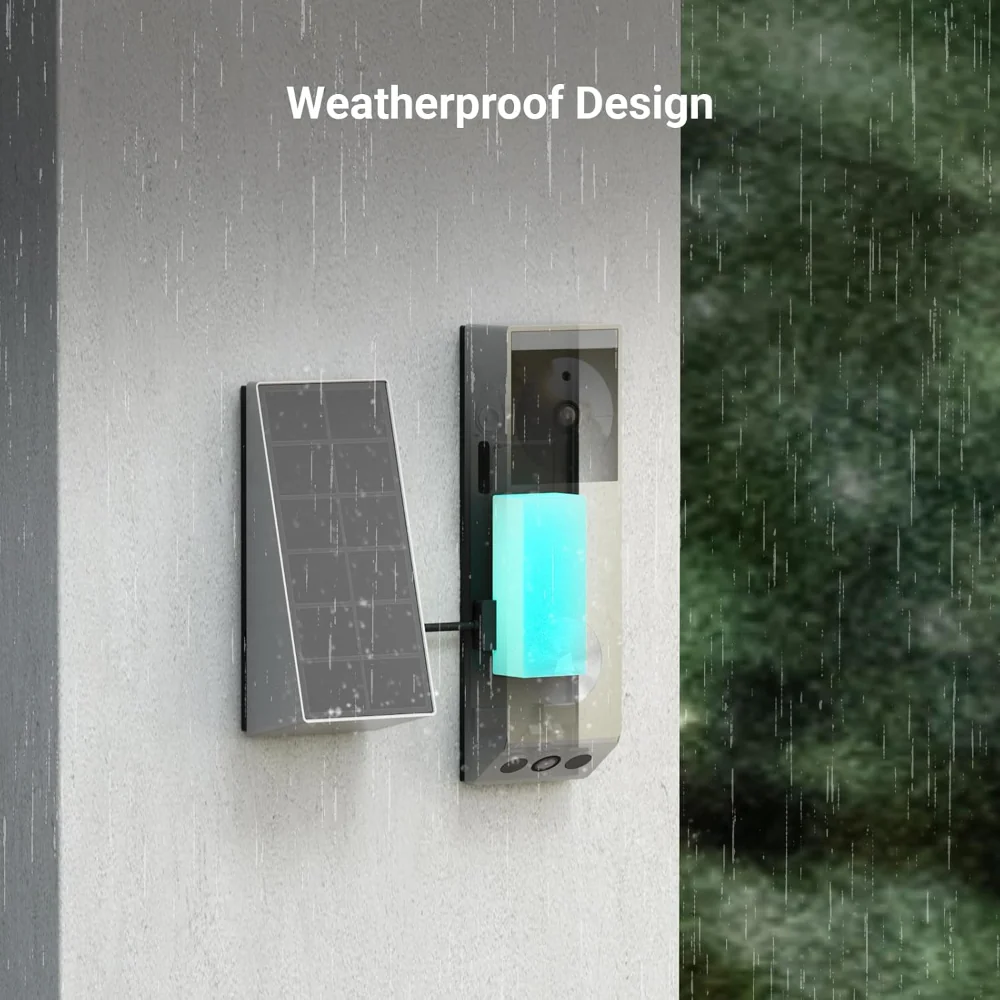 EZVIZ EP3X Pro Wireless Video Doorbell with Solar Panel and Surveillance Camera - Image 8
