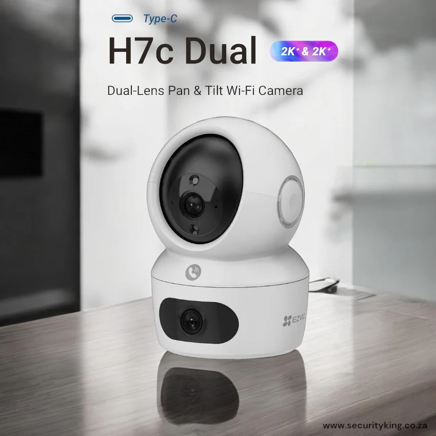 EZVIZ H7c 2K Dual-Lens Pan & Tilt Wi-Fi Camera - Image 3