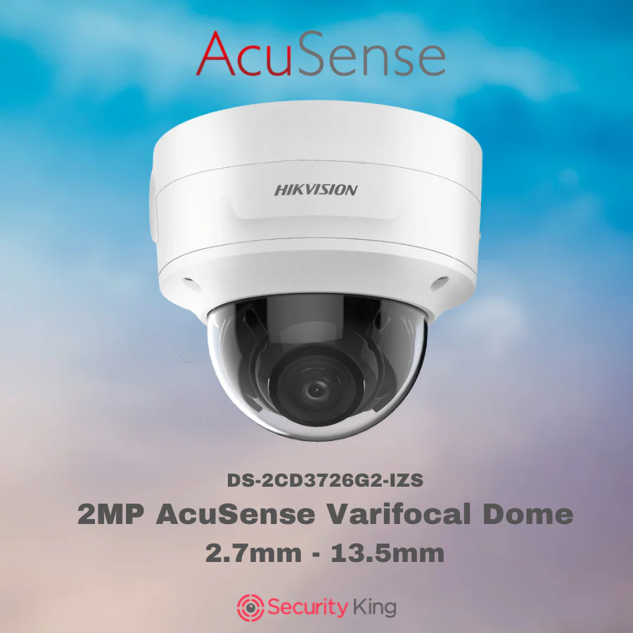 Hikvision 2MP AcuSense Varifocal Dome Network Camera 2.7-13.5mm - Image 3