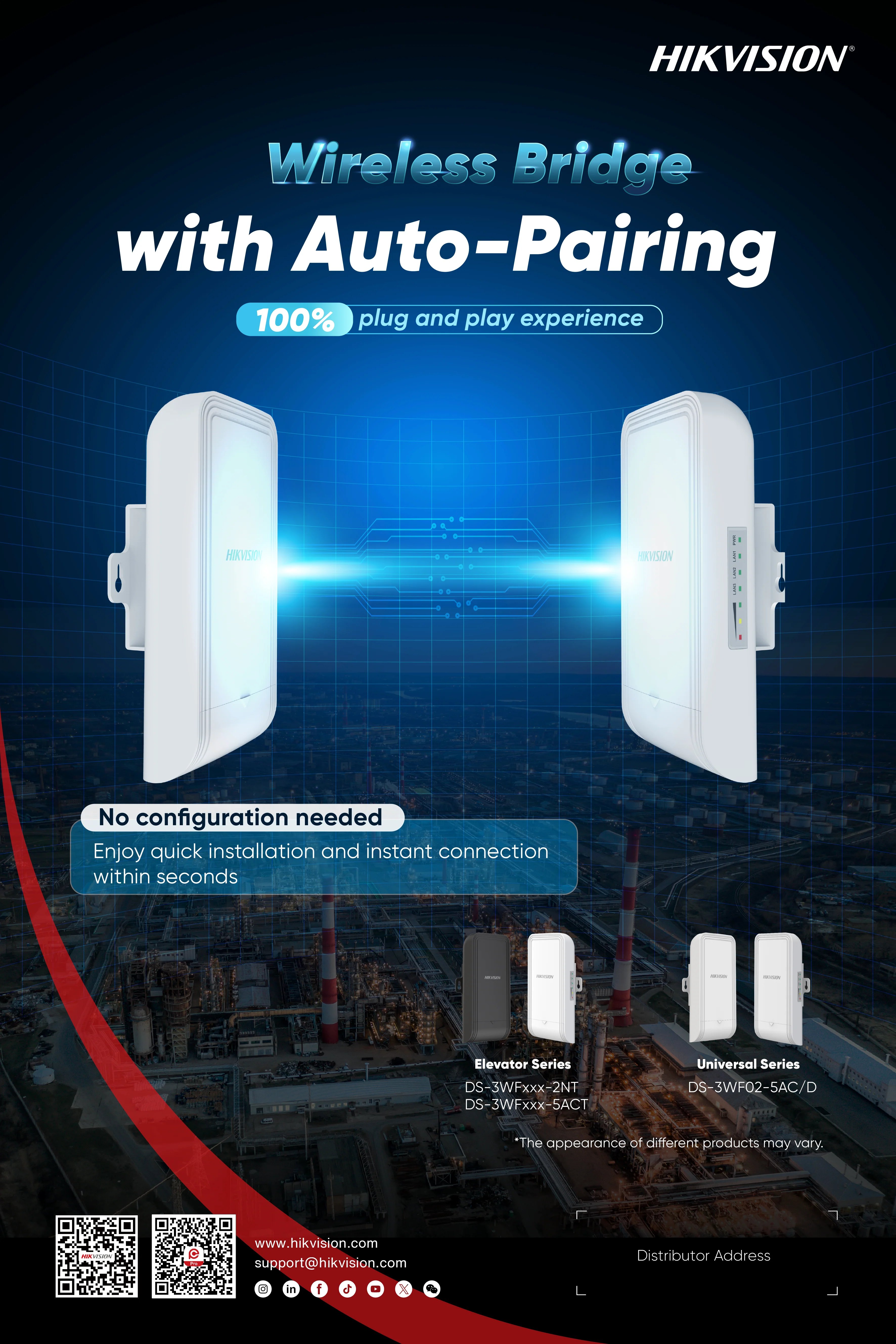 Hikvision 5Ghz 867Mbps 5km Wireless Bridge Kit - Image 5