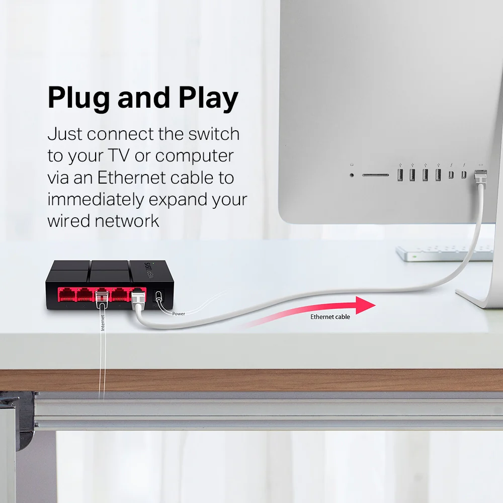 Mercusys MS105G 5-Port Gigabit Desktop Switch - Image 7