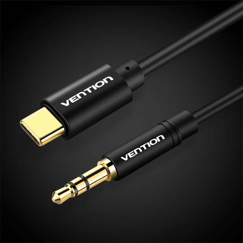 Vention USB-C to 3.5mm Male Spring Audio Cable - Image 4